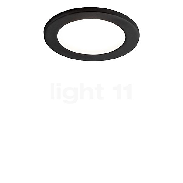 Wever & Ducré Luna Round 1.0 Inbouwspot LED zwart