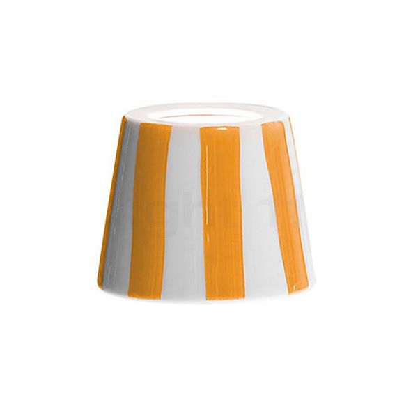 Zafferano Abat-jour en céramique pour Poldina Lampe rechargeable LED jaune