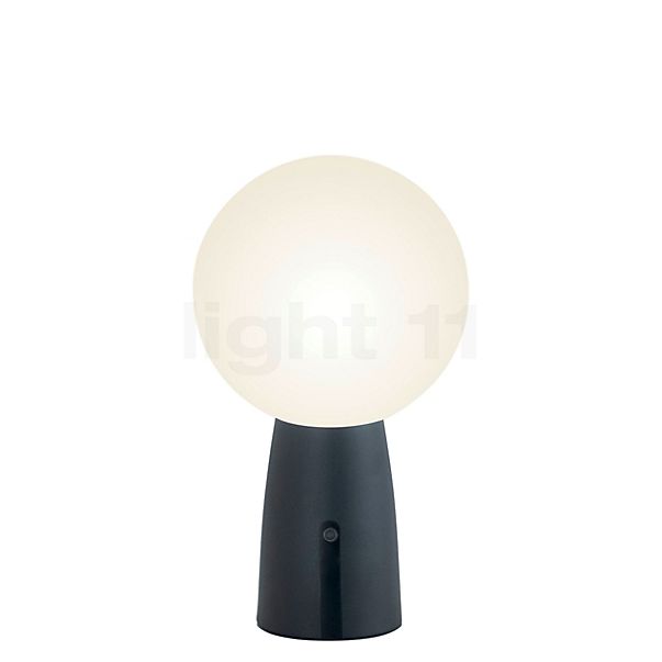 Zafferano Olimpia Lampada ricaricabile LED grigio scuro