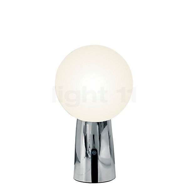 Zafferano Olimpia Lampe rechargeable LED chrome brillant
