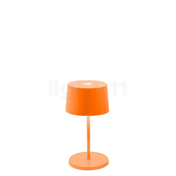 Zafferano Olivia Lampada ricaricabile LED arancione - 22 cm , articolo di fine serie