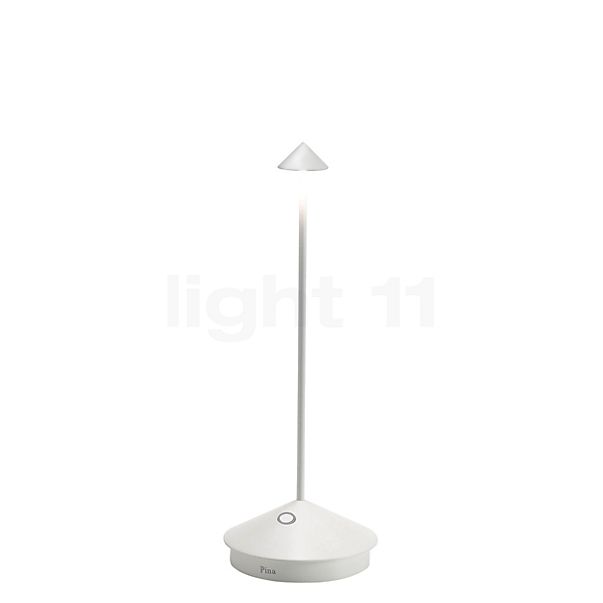 Zafferano Pina Trådløs Lampe LED hvid