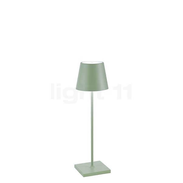 Zafferano Poldina Akkuleuchte LED blassgrün - 38 cm