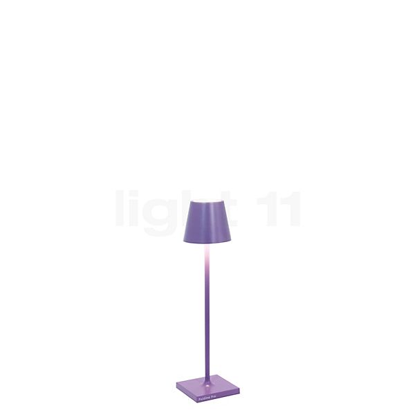 Zafferano Poldina Akkuleuchte LED lila - 27,5 cm