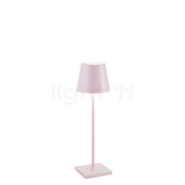 Zafferano Poldina Akkuleuchte LED rosa - 38 cm