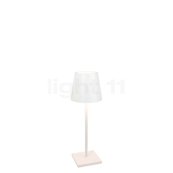 Zafferano Poldina L Desk Lampe rechargeable LED blanc