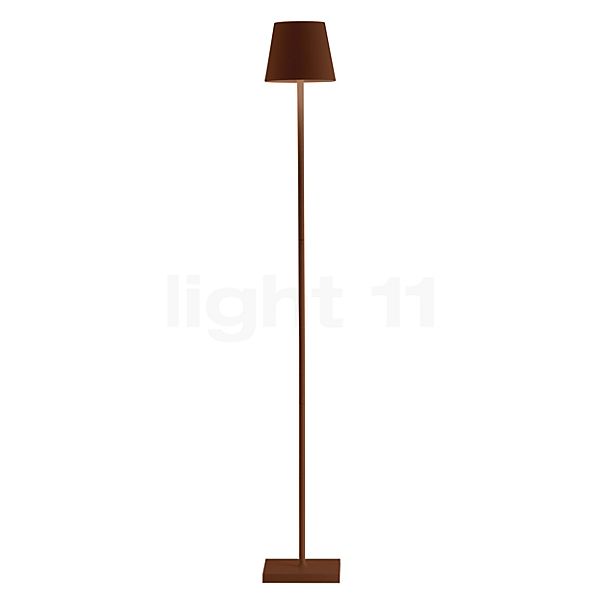 Zafferano Poldina Lampada ricaricabile LED marrone - 52/87/122 cm