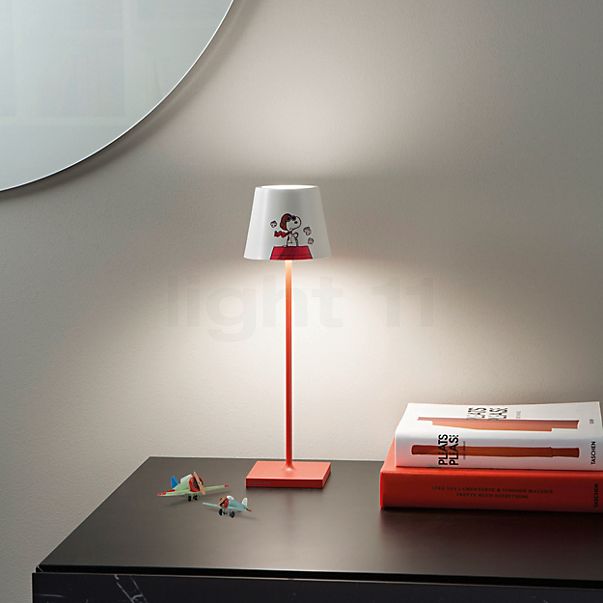 Zafferano Poldina Peanuts Lampada ricaricabile LED modello 1
