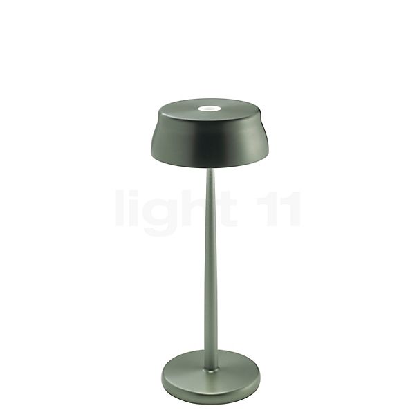 Zafferano Sister Lampe rechargeable LED vert - 33 cm