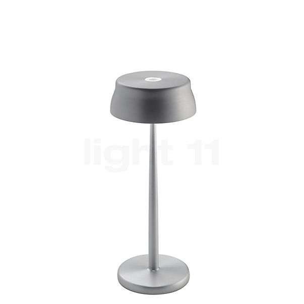 Zafferano Sister, lámpara recargable LED aluminio - 33 cm