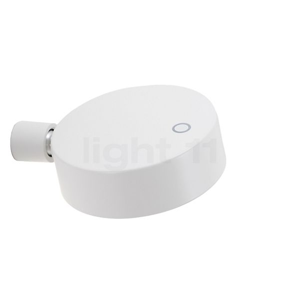 Zafferano Super O, lámpara de pared LED fijo blanco mate