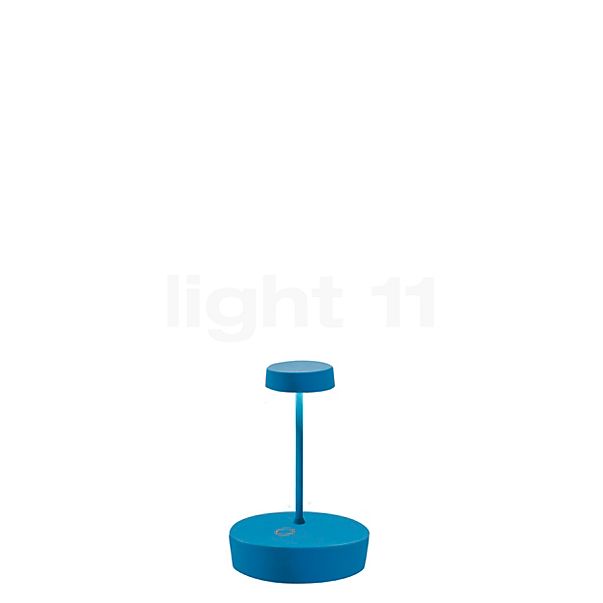 Zafferano Swap Akkuleuchte LED blau - 15 cm