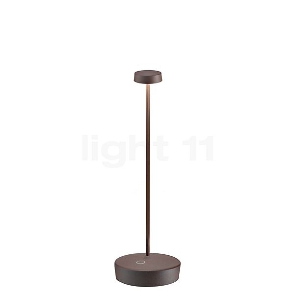 Zafferano Swap Trådløs Lampe LED brun - 29 cm