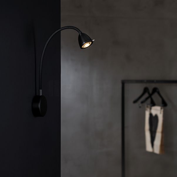 less 'n' more Athene A-BWL Wall Light LED black, head black , discontinued product