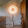 10 HEURES 10 Iris Floor Lamp LED white - marble - ø80 cm application picture