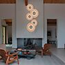 10 HEURES 10 Iris Pendant Light LED vertical ø80 cm application picture