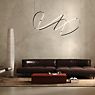 10 HEURES 10 Zigouzi Pendant Light LED black - 180 cm application picture