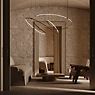 10 HEURES 10 Zigouzi Pendant Light LED gold - 150 cm application picture