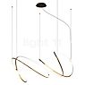 10 HEURES 10 Zigouzi Pendant Light LED gold - 180 cm