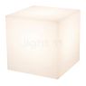 8 seasons design Shining Cube Bodemlamp grijs - 43 cm - incl. lichtbron - incl. zonnepaneel