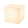 8 seasons design Shining Cube Gulvlampe hvid - 43 - incl. pær