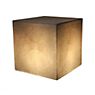 8 seasons design Shining Cube Lampada d'appoggio pietra - 43 cm - incl. lampadina - incl. modulo solare