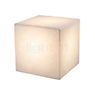 8 seasons design Shining Cube Lampe au sol taupe - 43 cm - incl. ampoule - incl. panneau solaire