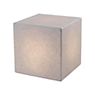 8 seasons design Shining Cube, lámpara de suelo antracita - 43 cm - incl. bombilla - incl. módulo solar