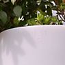 8 seasons design Shining Curvy Pot Bodenleuchte grau - ø59 x H.39 cm - inkl. Leuchtmittel