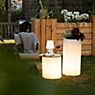 8 seasons design Shining Elegant Pot Bodemlamp wit - ø39 x H.78 cm - incl. lichtbron - incl. zonnepaneel