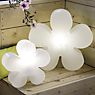 8 seasons design Shining Flower, lámpara de sobremesa blanco - ø40 cm - incl. bombilla - ejemplo de uso previsto