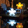8 seasons design Shining Flower, lámpara de sobremesa naranja - ø40 cm - incl. bombilla - incl. módulo solar - ejemplo de uso previsto