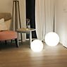 8 seasons design Shining Globe Bodemlamp wit - ø40 cm - incl. lichtbron - incl. zonnepaneel productafbeelding