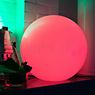 8 seasons design Shining Globe Bodemlamp wit - ø50 cm - incl. RGB-lichtbron