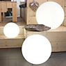 8 seasons design Shining Globe Lampe au sol blanc - ø50 cm - incl. ampoule - incl. panneau solaire , Vente d'entrepôt, neuf, emballage d'origine - produit en situation