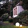 8 seasons design Shining Globe Lampe au sol pierre - ø50 cm - incl. ampoule - produit en situation