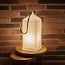 8 seasons design Shining Lantern Lampe de table LED blanc - produit en situation