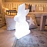 8 seasons design Shining Rabbit Lampe de table blanc - 50 cm - incl. ampoule - produit en situation