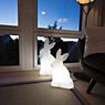 8 seasons design Shining Rabbit Lampe de table blanc - 50 cm - incl. ampoule - produit en situation