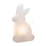 8 seasons design Shining Rabbit, lámpara de sobremesa blanco - 50 cm - incl. bombilla