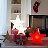 8 seasons design Shining Star Christmas Bodemlamp wit - 60 cm - incl. RGB-lichtbron productafbeelding