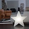 8 seasons design Shining Star Christmas Lampada d'appoggio bianco - 60 cm - incl. lampadina - immagine di applicazione