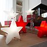 8 seasons design Shining Star Christmas Lampada d'appoggio rosso - 60 cm - incl. lampadina - immagine di applicazione