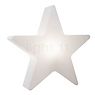8 seasons design Shining Star Christmas Lampe au sol blanc - 60 cm - incl. ampoule - incl. panneau solaire