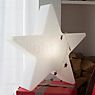 8 seasons design Shining Star Christmas Lampe au sol blanc - 60 cm - incl. ampoule - incl. panneau solaire - produit en situation
