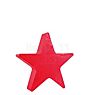 8 seasons design Shining Star Christmas Standerlampe rød - 60 cm - incl. pære