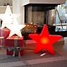 8 seasons design Shining Star Christmas, lámpara de suelo blanco - 60 cm - incl. bombilla - incl. módulo solar - ejemplo de uso previsto