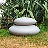 8 seasons design Shining Stone, lámpara de suelo blanco - 69 cm - incl. bombilla - incl. módulo solar - ejemplo de uso previsto