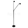 Absolut Lighting Basica Duo Lampadaire LED 2 foyers noir