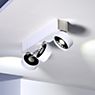 Absolut Lighting Basica Plafond-/Wandlamp 3-lichts LED zilver